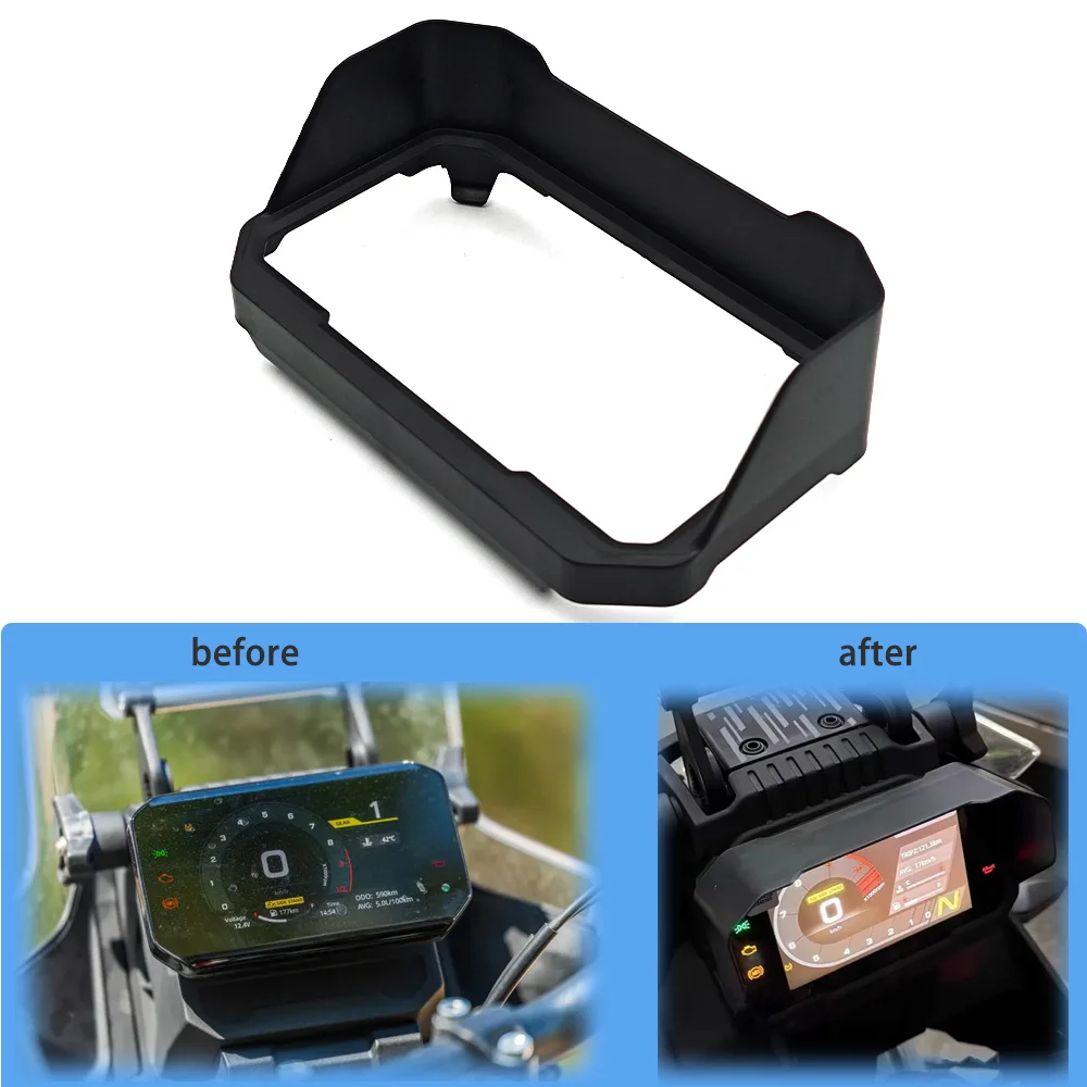 For CFMOTO 450MT 450 MT 2024 Motorcycle Accessories Sun Visor Cover Instrument Screen Sunshade Guard Protection Dashboard