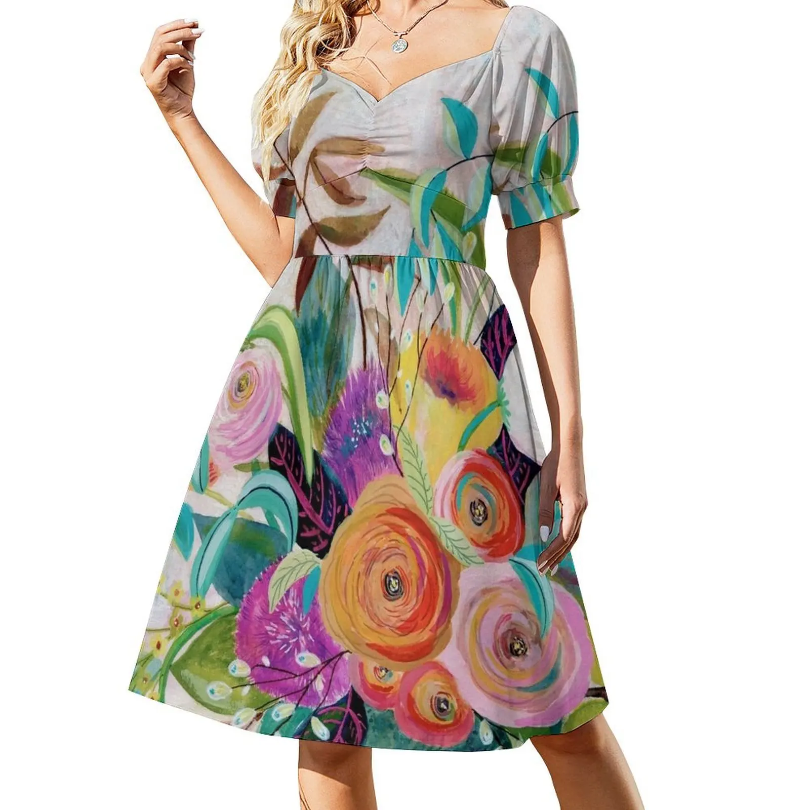 

Charleston Glory Short Sleeved Dress Long dress woman dresses for women 2025 Dress