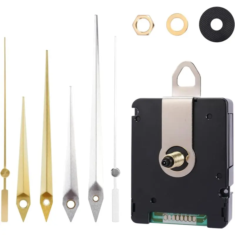 【ALLOWANCE】DCF77 24Mm Radio-Controlled Silent Movement Clock-Hand Replacement Black-Wall Clock Replacement