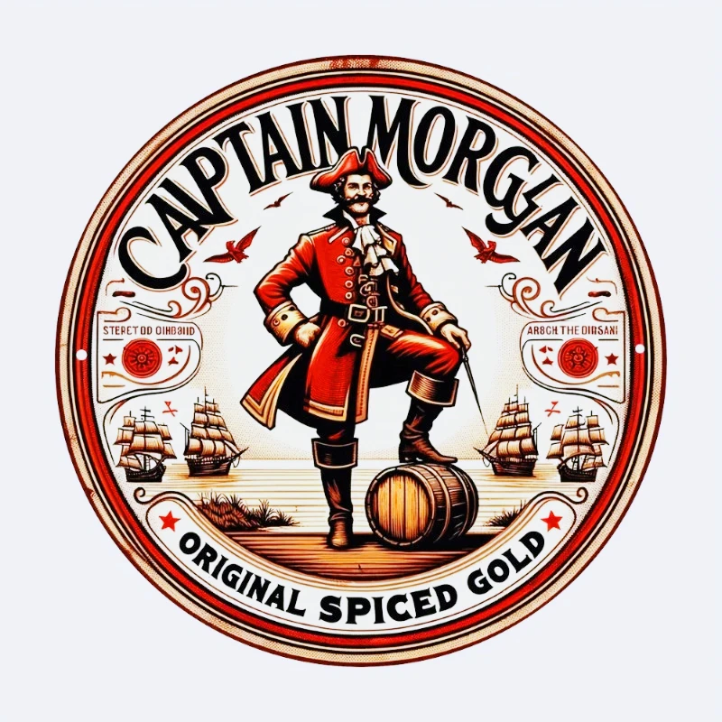 Nuevas pegatinas de coche Capitán Morgan Original Spice Gold decoración de pared exterior ilustraciones 15cm PVC KK