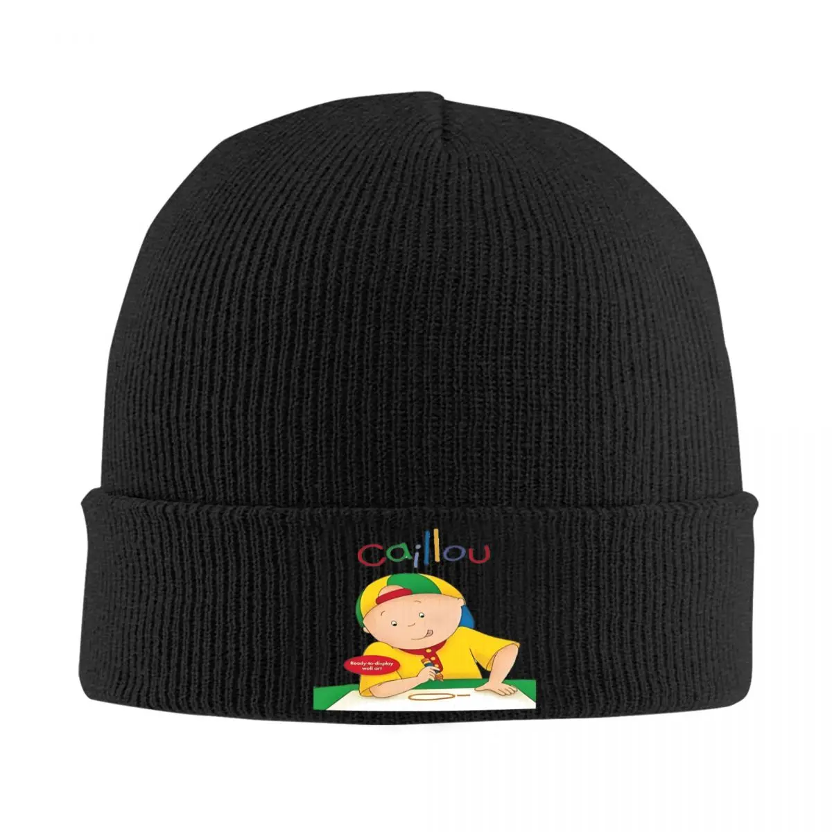 Caillou Cartoon Beanie Hats Knit Hat Gym Warm Men Women Caps Spring Printed Trendy Bonnet Hats Gift Idea