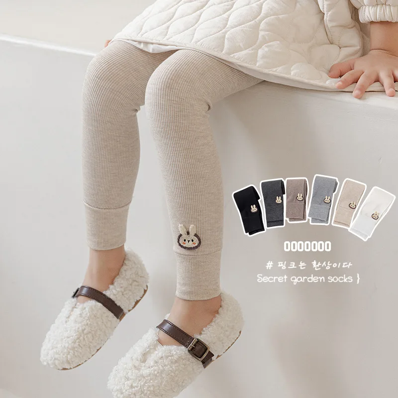 Baby Mädchen Leggings Kinder Cartoon Kleinkind Legging Dünne Hosen 2024 Frühling Herbst Kinder Kleidung Koreanischen Stil