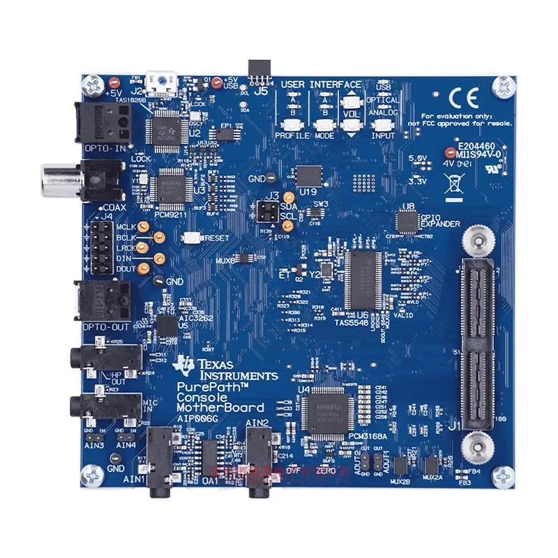 

PUREPATH-CMBEVM Mixed Signal Audio Evaluation Module PurePath Console Motherboard