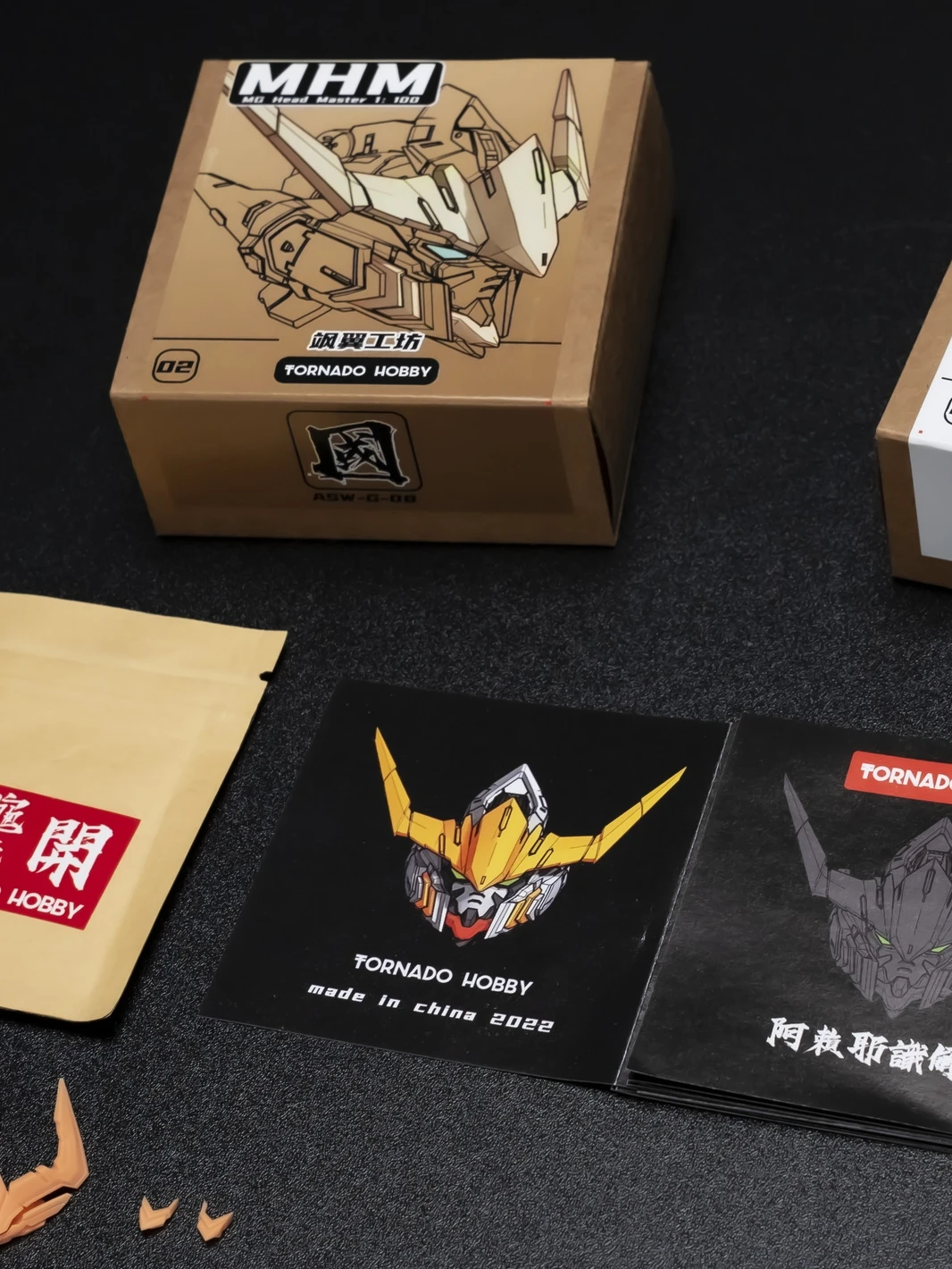 Anime MG 1/100 Barbatos ASW-G-08 Head Facial Modification Streak-free High-precision Colored Printing GK Parts Modification Toy