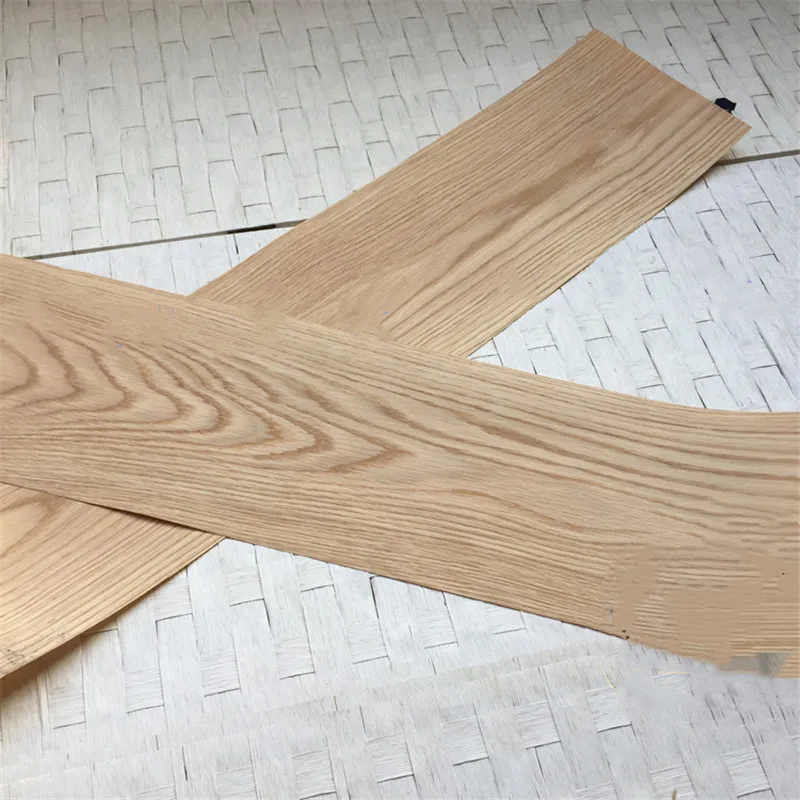 Natural Genuine American White Oak Wood Veneer for Furniture 20cm x 250cm 0.25mm C/C