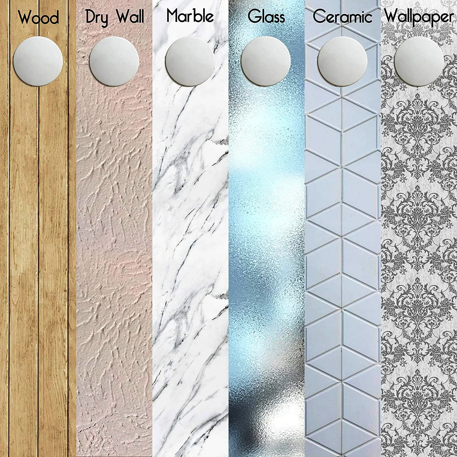 10Pcs Silicone Adhesive Door Stopper Pads Noise Reducing Wall Protector Cabinet Cushion Sound Dampening Door Handle Protective