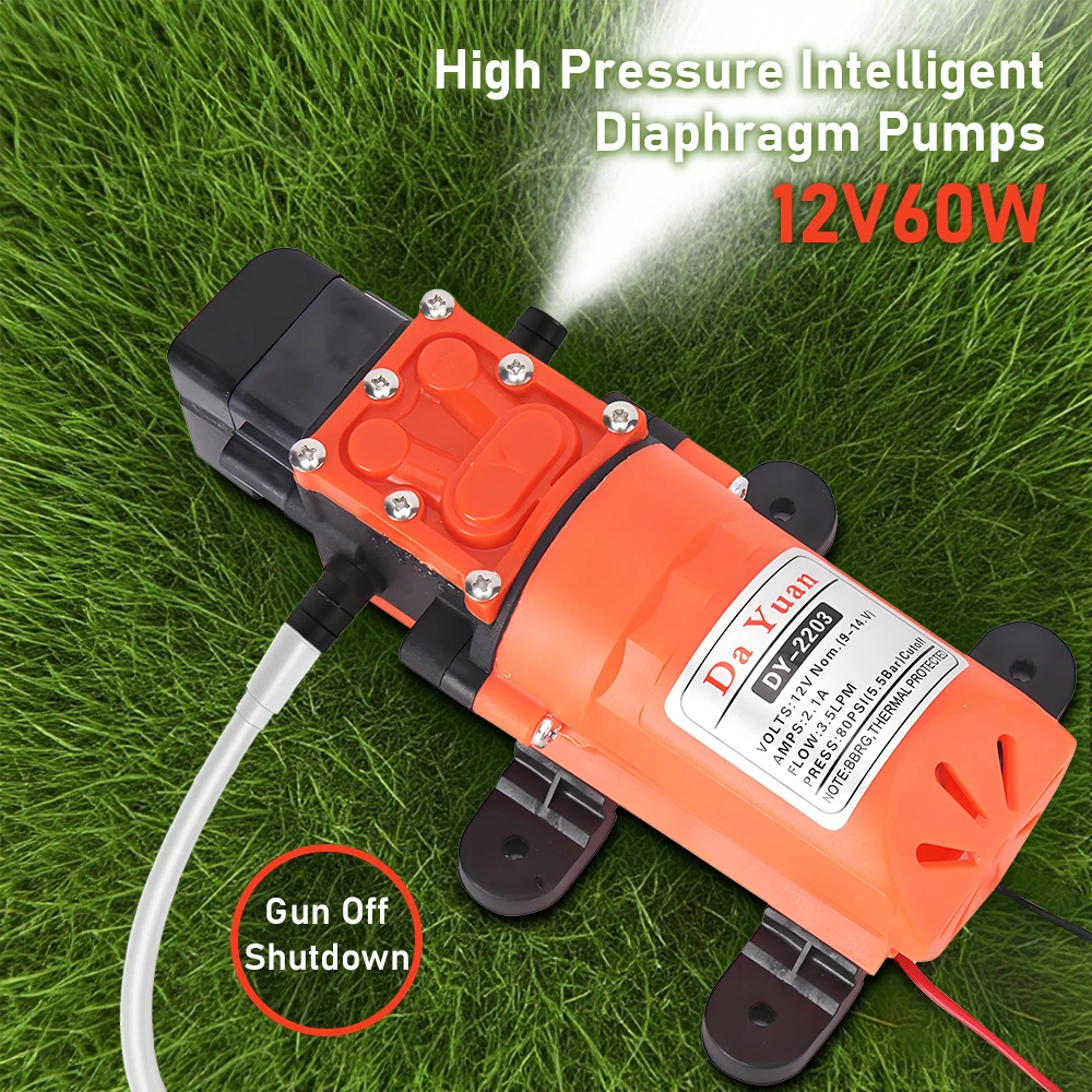 

Intelligent Pressure Pump Smart Automatic Pressure Pump High Pressure Watering Flowers Fruit Trees Diaphragm Self-priming Pump
