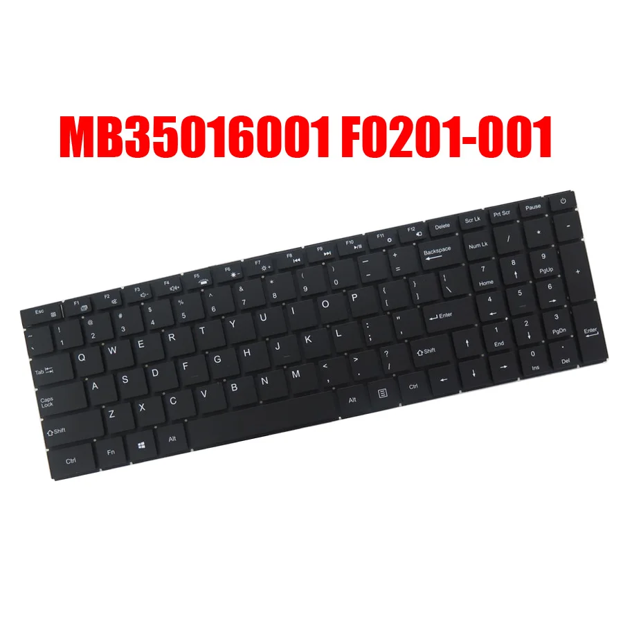 

Laptop Keyboard MB35016001 F0201-001 English US With Backlit Black New