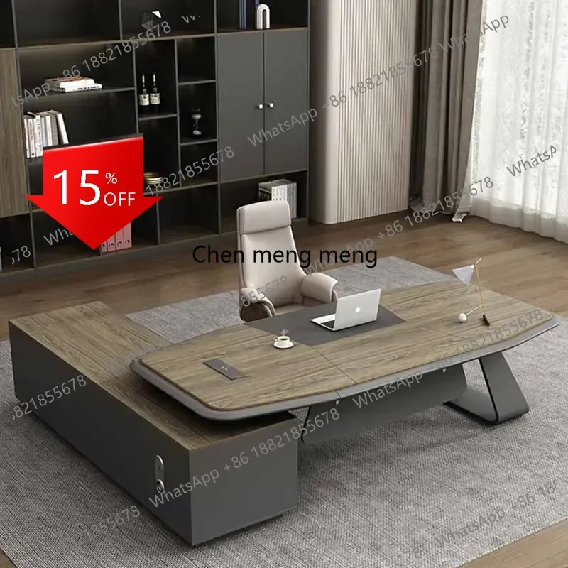 

D80 Storage Organizer Office Desk Study Household Modern Drawers Computer Office Desk Gaming Writing Table De Bureau Furniture
