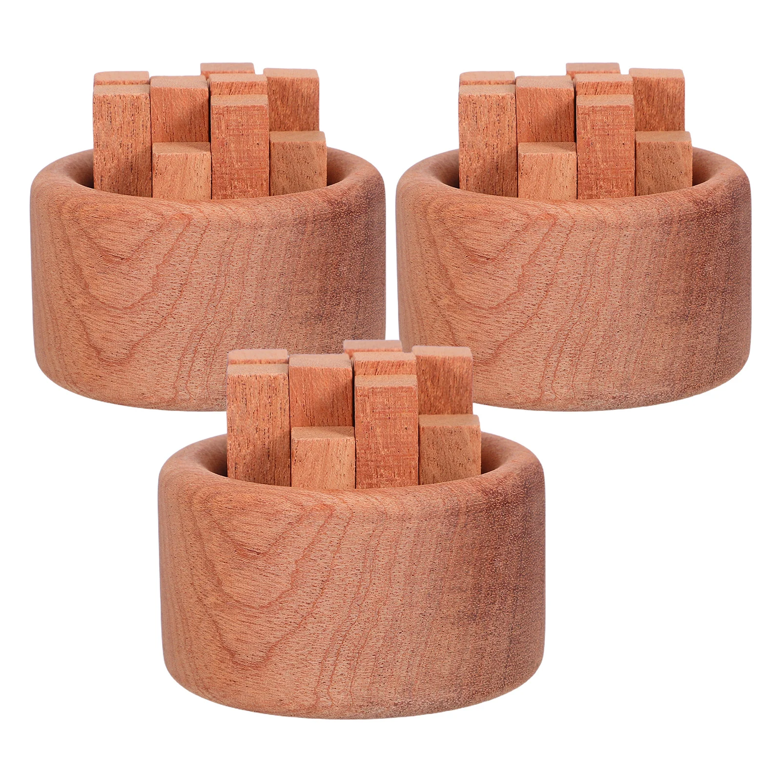 3 قطع من موزع الزيوت العطرية الخشبية، مفرشة رائحة عطرية بسيطة للمنزل والسيارة والمكتب معطر الهواء الطبيعي #3