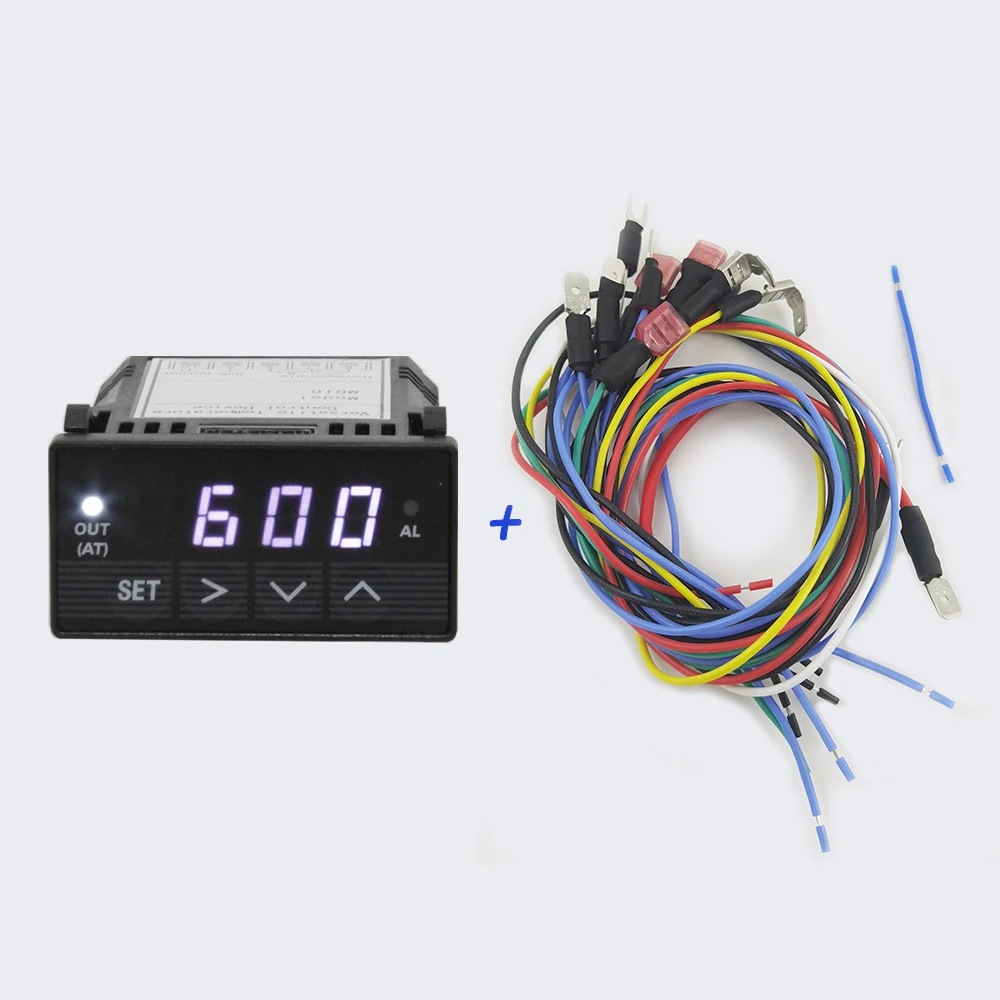 XMT-7100 PID والكابلات، جهاز التحكم في درجة الحرارة مع كابلات لآلة القهوة Rancilio Silvia Gaggia