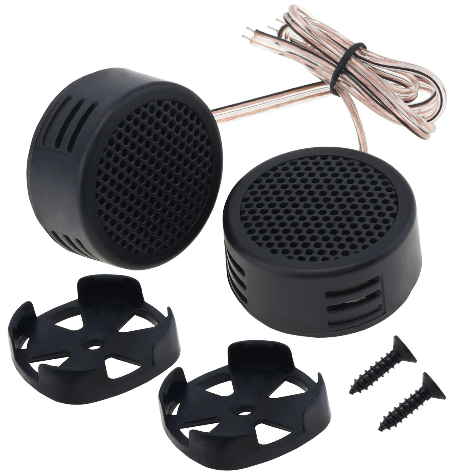 2ks 500W mini auto báň tweeter reproduktorů univerzální 12V kov +plastic vysoký efektivita hudba hlasitý reproduktor pro auto audio systém