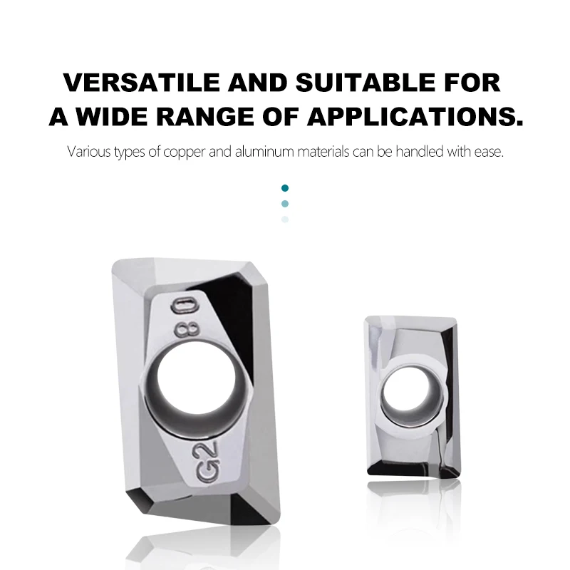 

Aluminum And Copper Milling Inserts APKT SEHT RPGT High Gloss Carbide Inserts For Lathe Tools Large Quantity