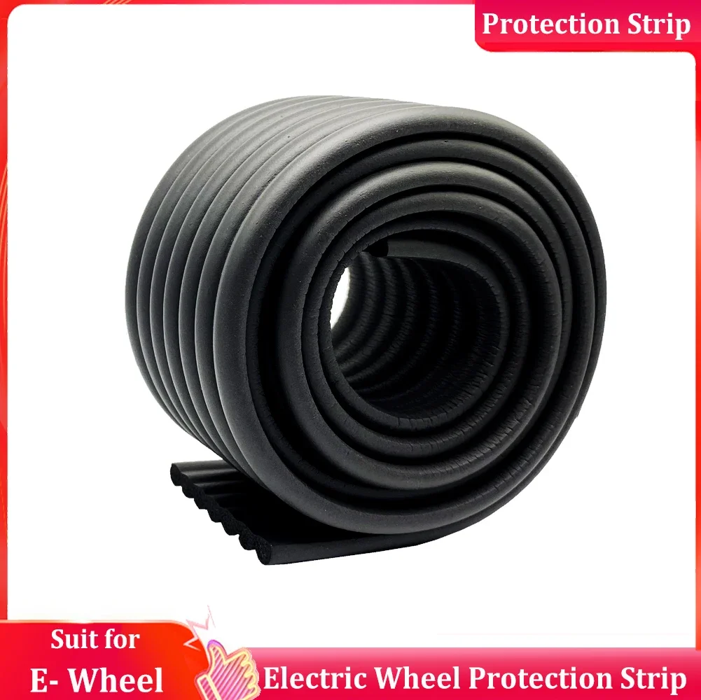 E-wheel Shell Protection Lip Body Edge Protection Guards Anti-collision Strip Longth 2m Width 8cm Protection Strip