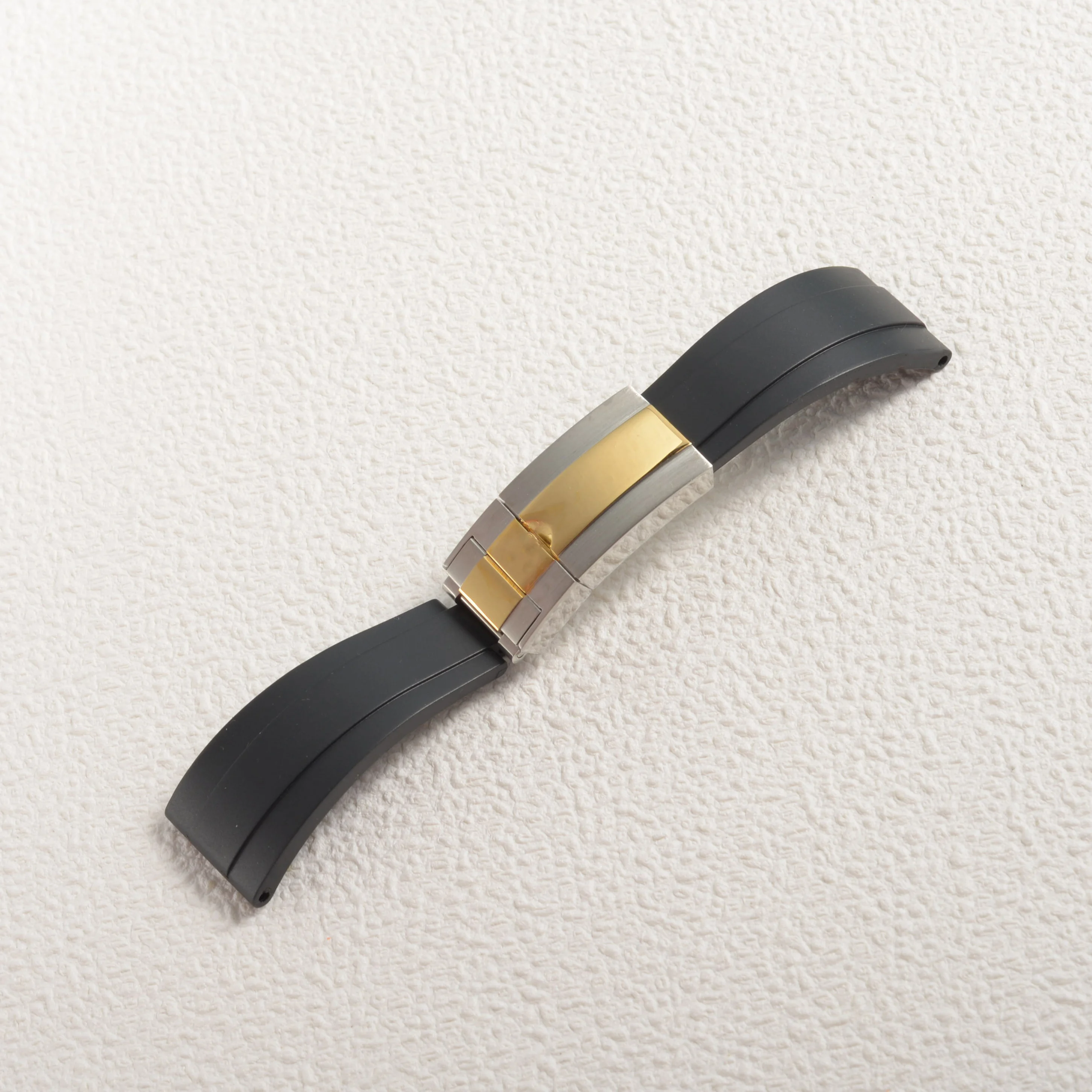 Soft Silicone Rubber Men 20mm 21mm Watchband For Rolex Watch Strap Daytona Submariner GMT OYSTERFLEX Bracelet Folding Buckle