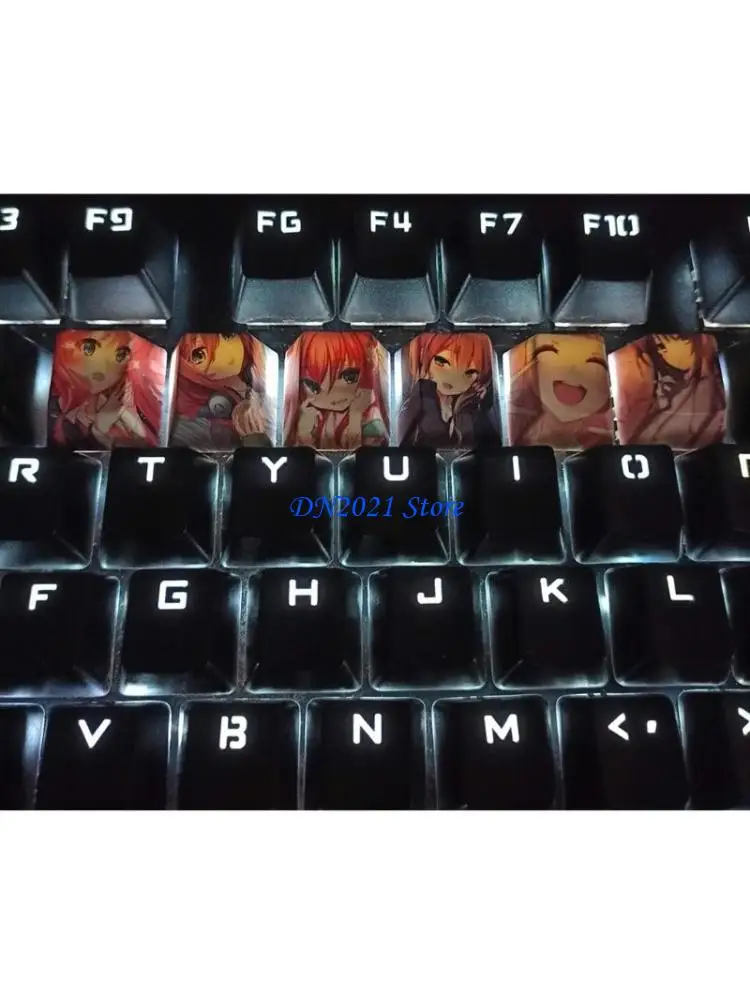 F3KE 1PC Durable Original PBT Dye Sublimation Keycaps Cherry Profile Avatar Keycap Replacement for Mechanical Keyboard