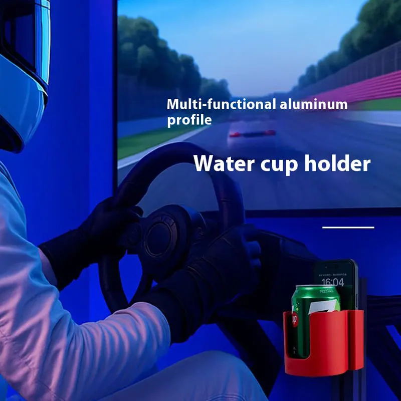 دعامة كأس الماء متعددة الوظائف من الألومنيوم تحاكي دعامة ألومنيوم لمحاكاة طيران السباق