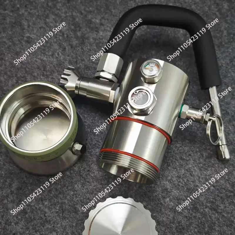 Steam milk pot stainless steel, coffee latte milk foam machine accessories, outdoor camping mini latte flower