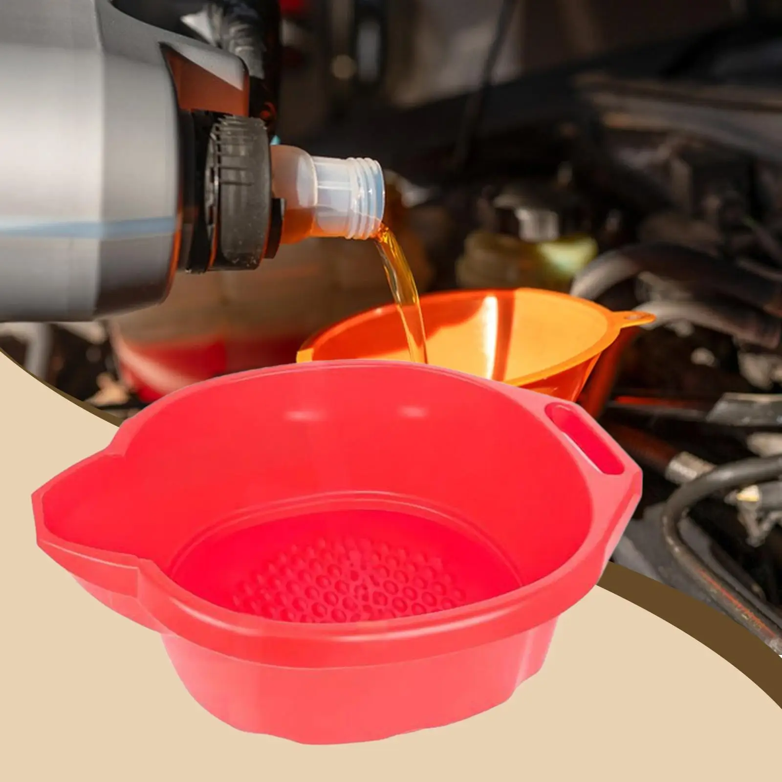 

Емкость для сбора отработанного масла, 18 л, портативная, для легкого хранения, поддон для сбора масла, для двора, для ремонта