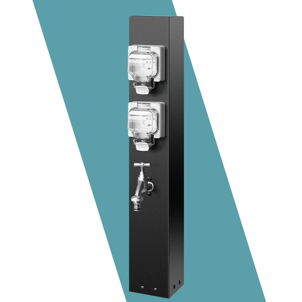 محطة طاقة بمقبس مزدوج في المخيم في الهواء الطلق مع حماية من التسرب وحقيبة مقاومة للماء IP66