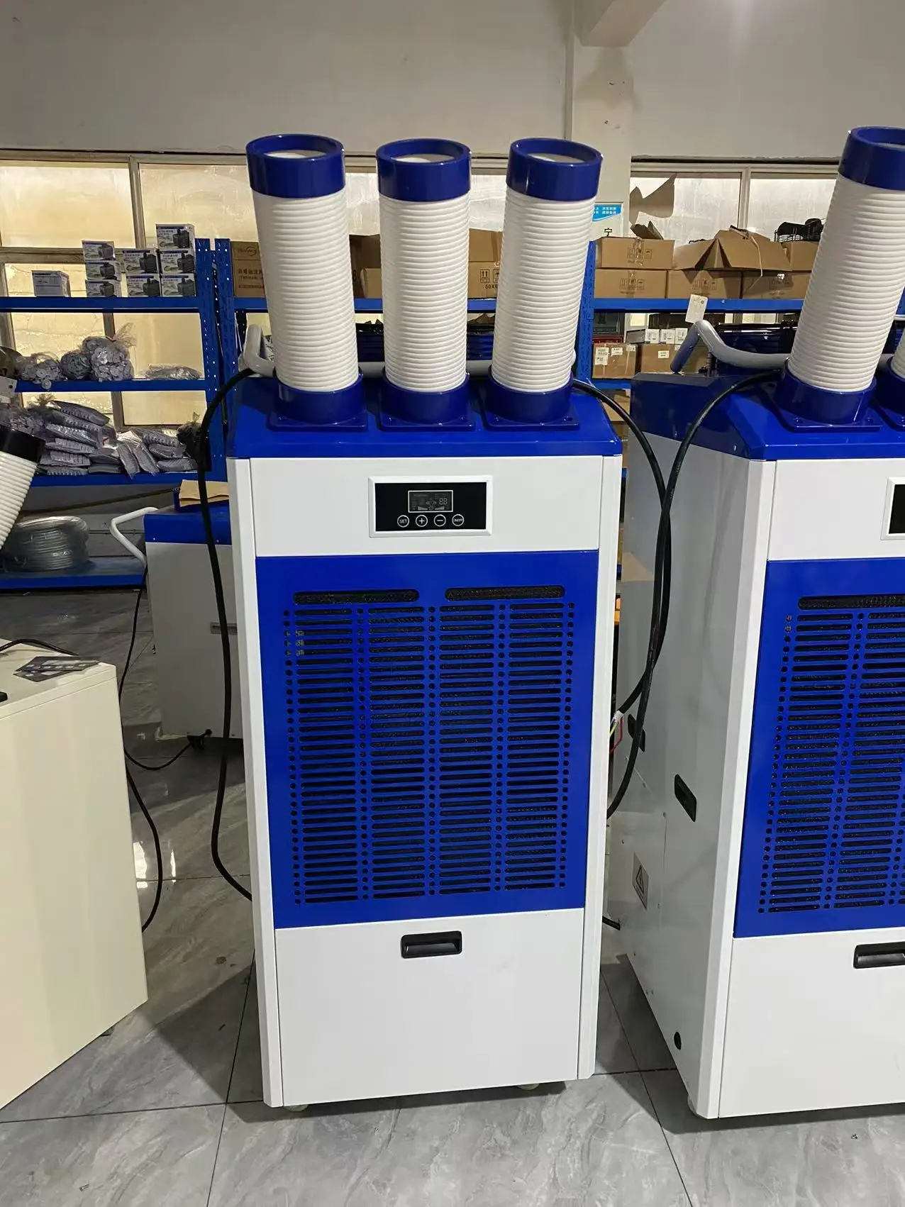 1 Ton (12,000 BTU) Heavy-Duty Mobile Air Conditioner | Industrial Portable Cooling Unit