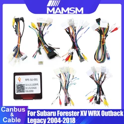 Android Car radio Power Harness Wiring Cable Canbus Box RP5-SU-001 For Subaru Forester XV WRX Outback 3 Legacy 4 Adapter