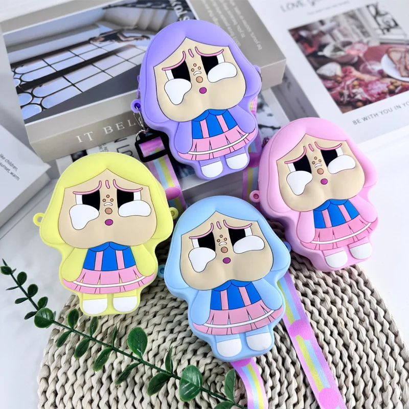 

Caybaby Cartoon Silicone Bag Coin Purse Children'S Outings Crossbody Accessories Birthday Gifts Travel Portable