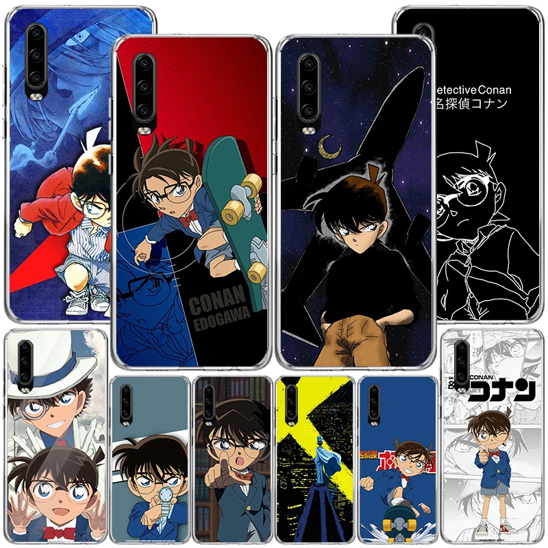 Anime Detective Conan Phone Case For Huawei P40 P30 P20 P10 Lite Mate 20 10 Pro P Smart Z Y5 Y6 Y7 Y9 Personalized Print Cover