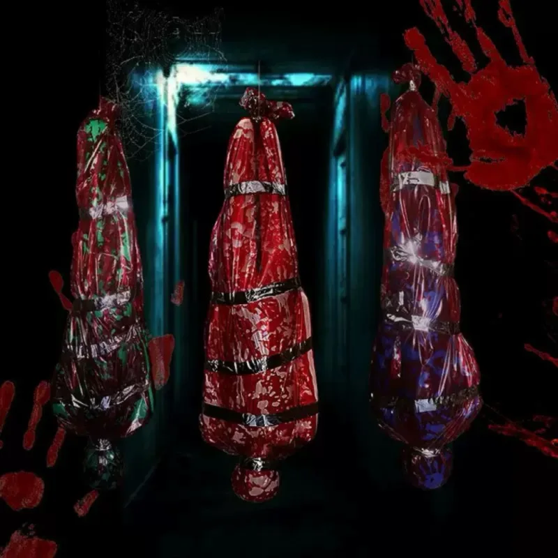 2026 New Halloween Decorations: Terrifying Fake Corpses, Wrapped Bodies, Outdoor Props, Thrilling Haunted House Accessories