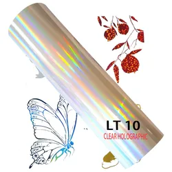 30.5cm X 10m Holographic Transfer Foil Hot Stamping Toner Reactive Film Laser Printer Matte Hedi