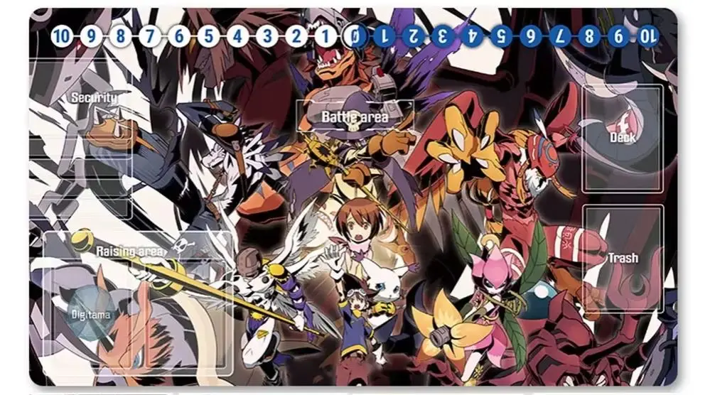 

Настольная игра Digimon Playmat, размер 60X35 см, игровые коврики, совместимые с DTCG - 153019