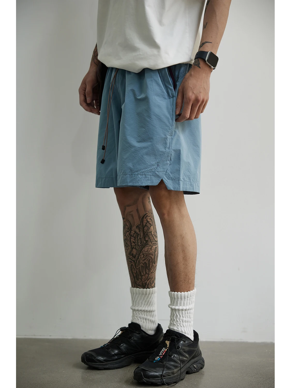 

Мужские летние быстросохнущие тонкие шорты LH Store для активного отдыха, прямые брюки-карго, спортивные пляжные штаны, повседневные молодежные шорты