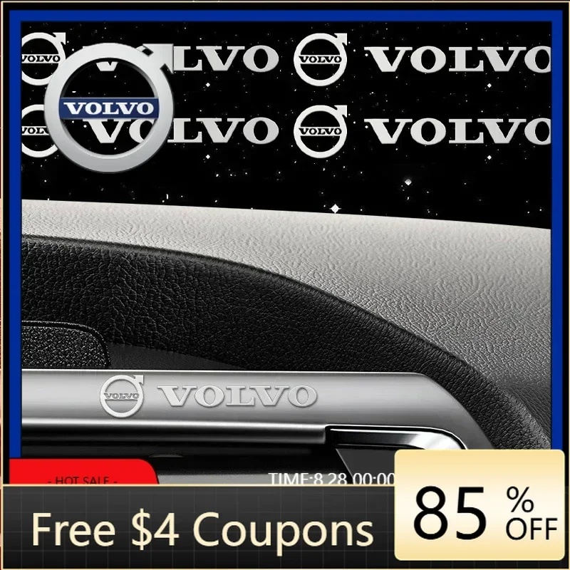 

Держатели для стаканов 2026: Горячие металлические наклейки для стайлинга салона автомобиля, декоративные стикеры для Volvo XC90 V90 V60 XC60 V40 S80 S60 S90 C40 XC40