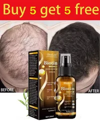 Biotin Hair Growth Serum Anti Hair Loss Fast Growing Products Prevent Dry Frizz Damaged Repair Treatment Scalp Beard Care Spray