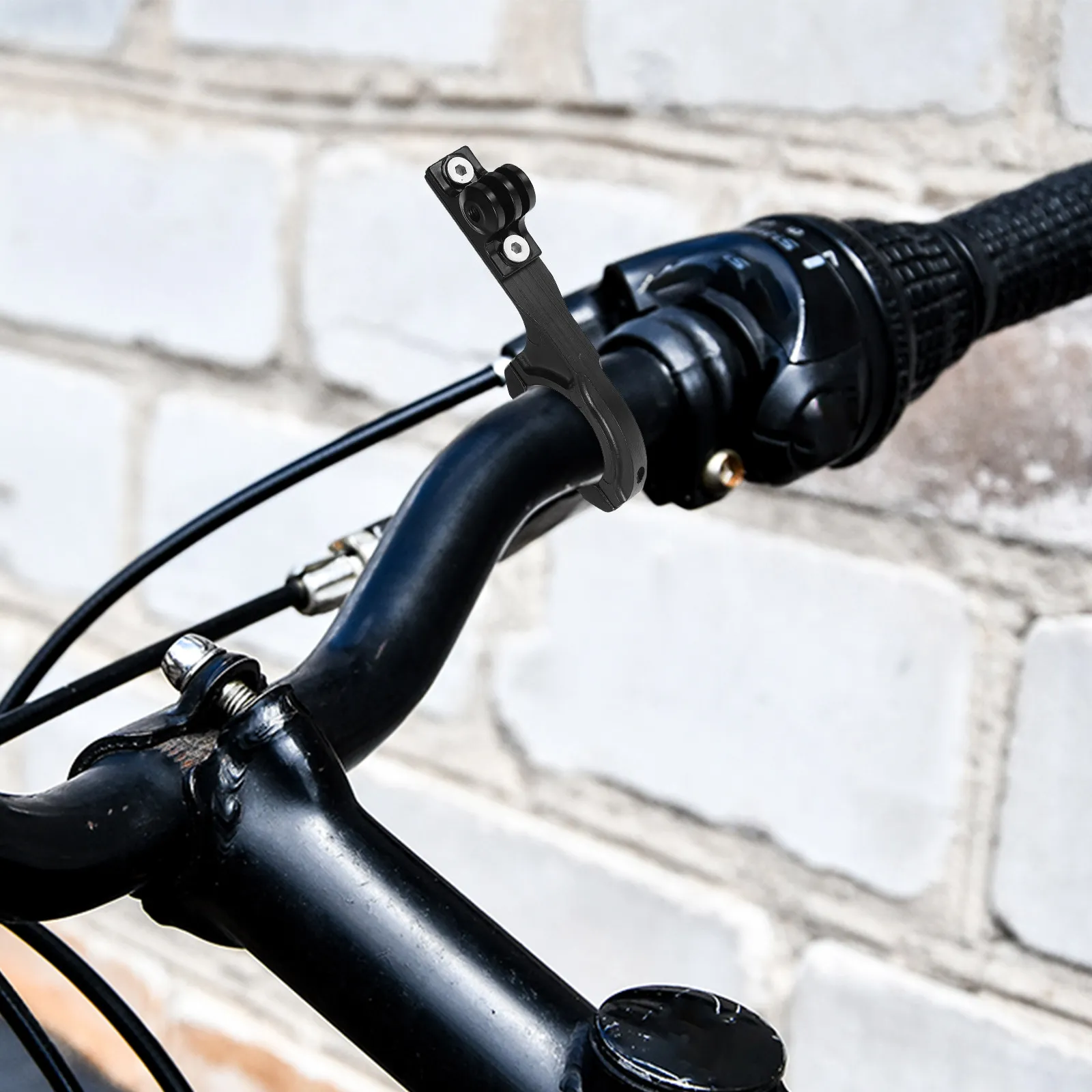 

Adjustable Motorcycle Bicycle Electric Scooter Phone Mount with O-Shaped Clamp Tripod Stand for Filming Video Watching Cycling