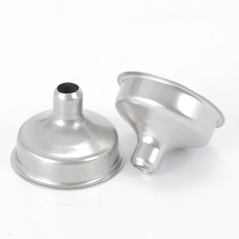 

200pcs Stainless Steel Small Funnel Wine Pot Matching Funnel Mini Wine Bottle Funnel Cj07023