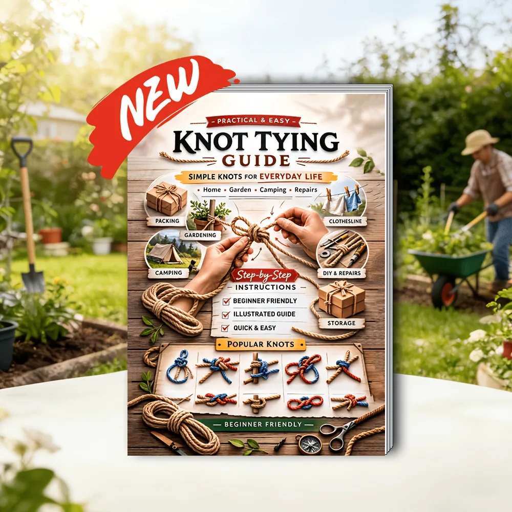 Knot Tying Guide Book Simple Knots For Everyday Life Outdoor Skills Series Notebook view 5