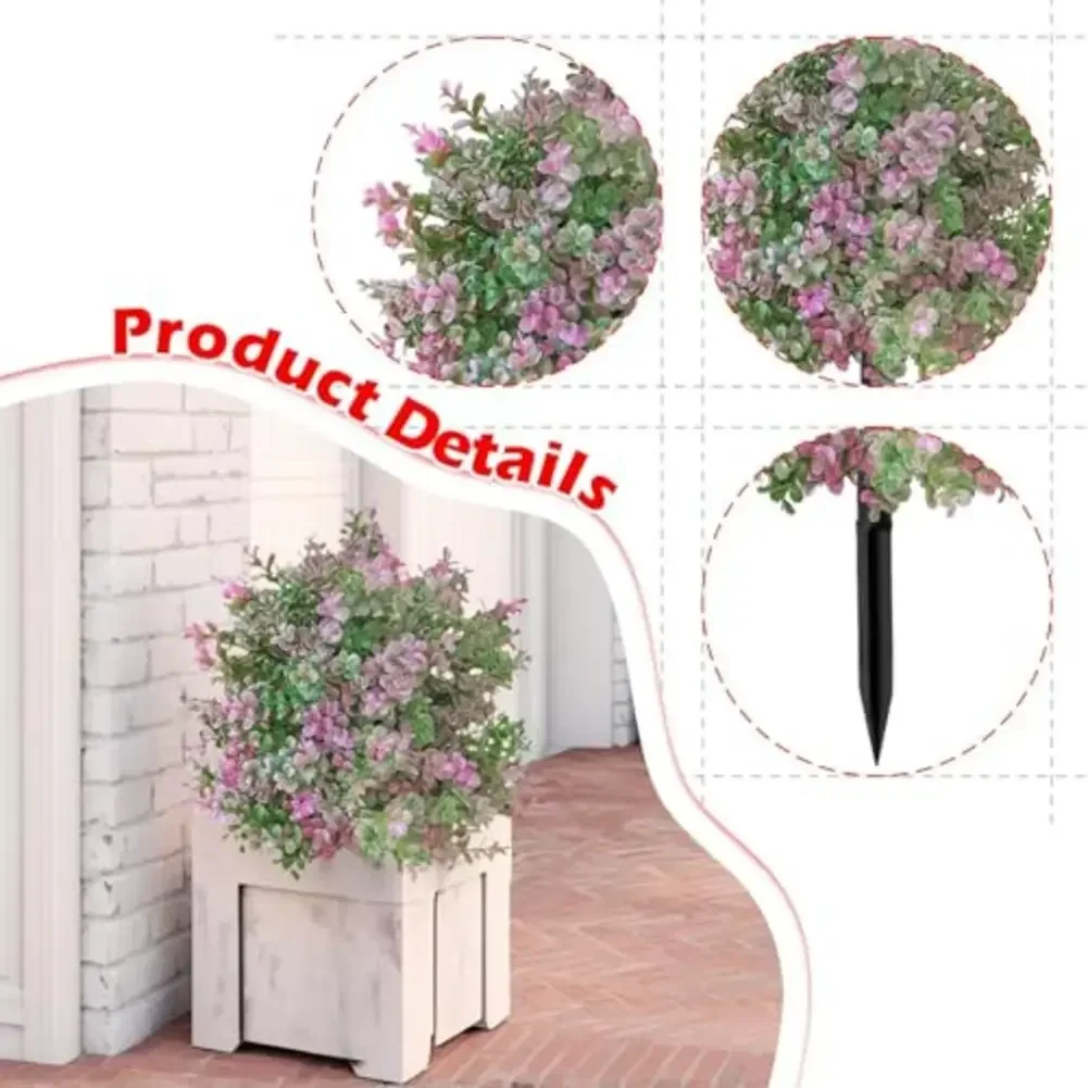 

Weatherproof Eucalyptus Leaf Outdoor Plants – Easy Care Garden Decor Festive & Party Supplies Artificial Decorations