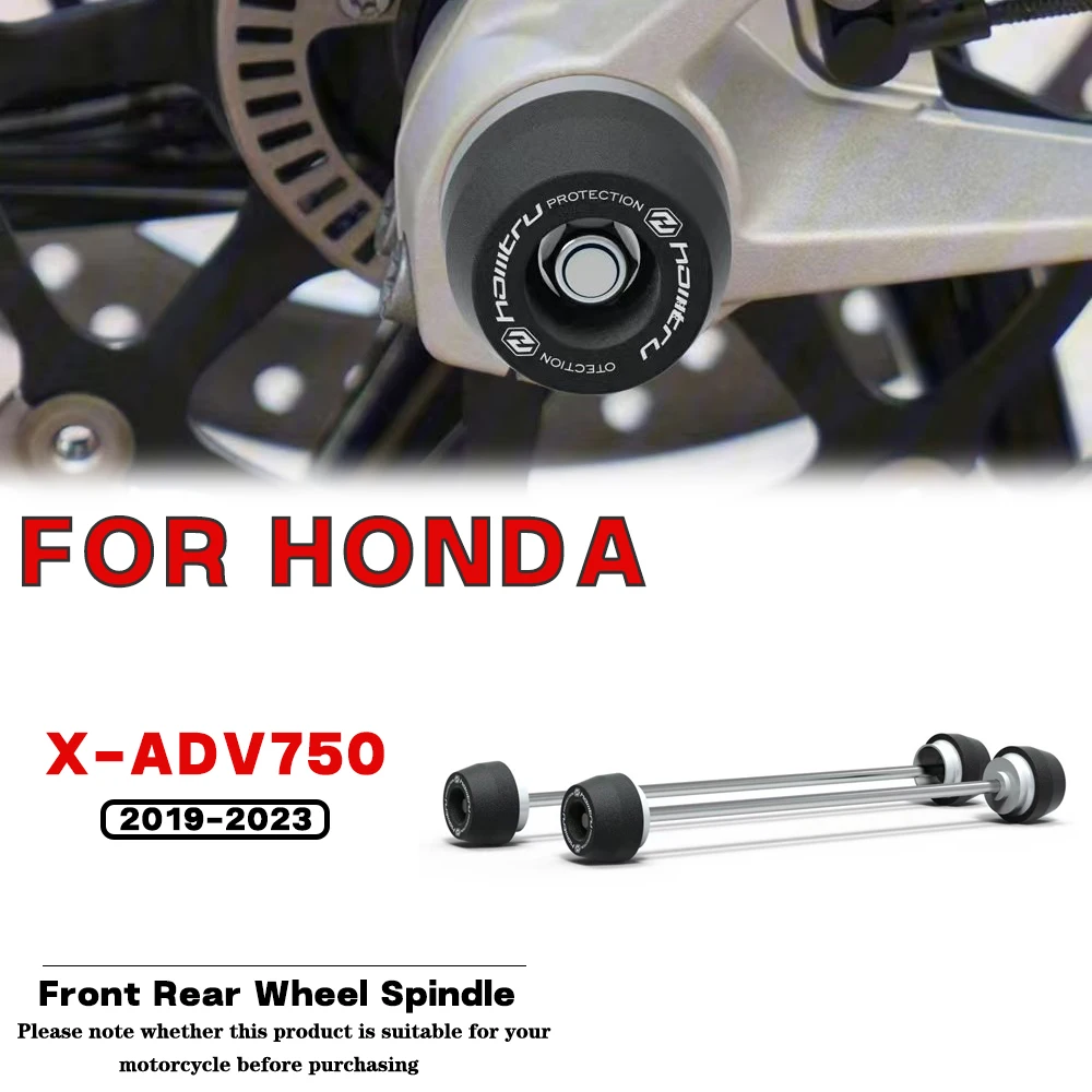 For HONDA X-ADV 750 2019 2020 2021 2022 2023 Motorcycle Front Rear Wheel Spindle Crash Protector Landing Protect