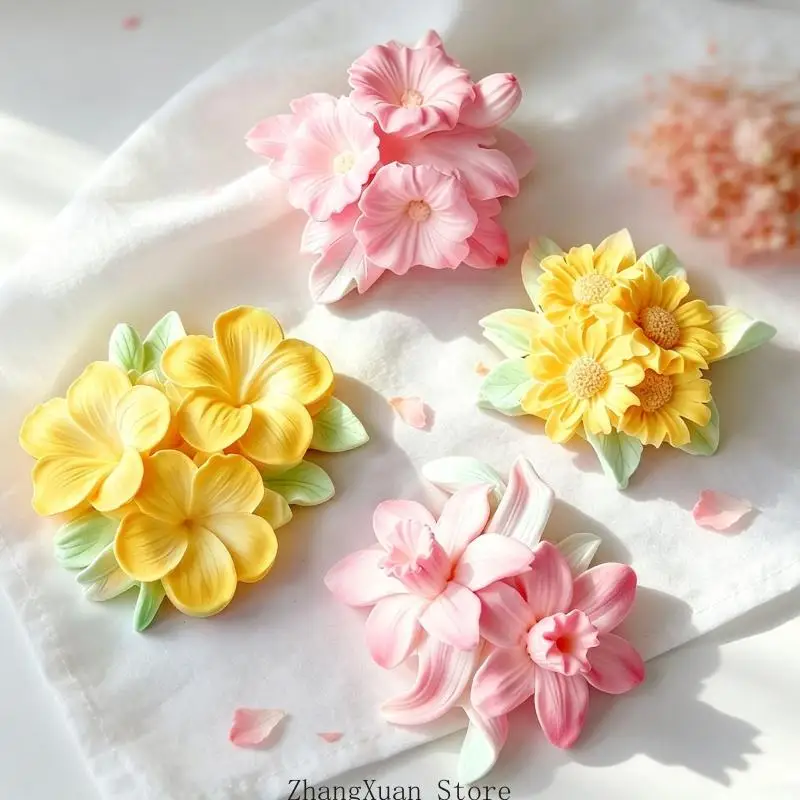 DIY-Blumen-Silikonform für Kristalldekorationen und Bastelarbeiten 3XUF – Detail 3