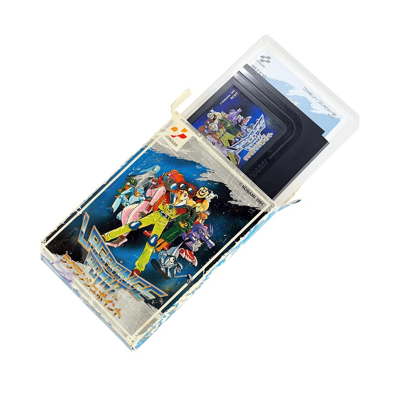 صندوق صينية داخلي شفاف لبطاقة الألعاب Famicom NFC Konami Lagrange Point النسخة اليابانية