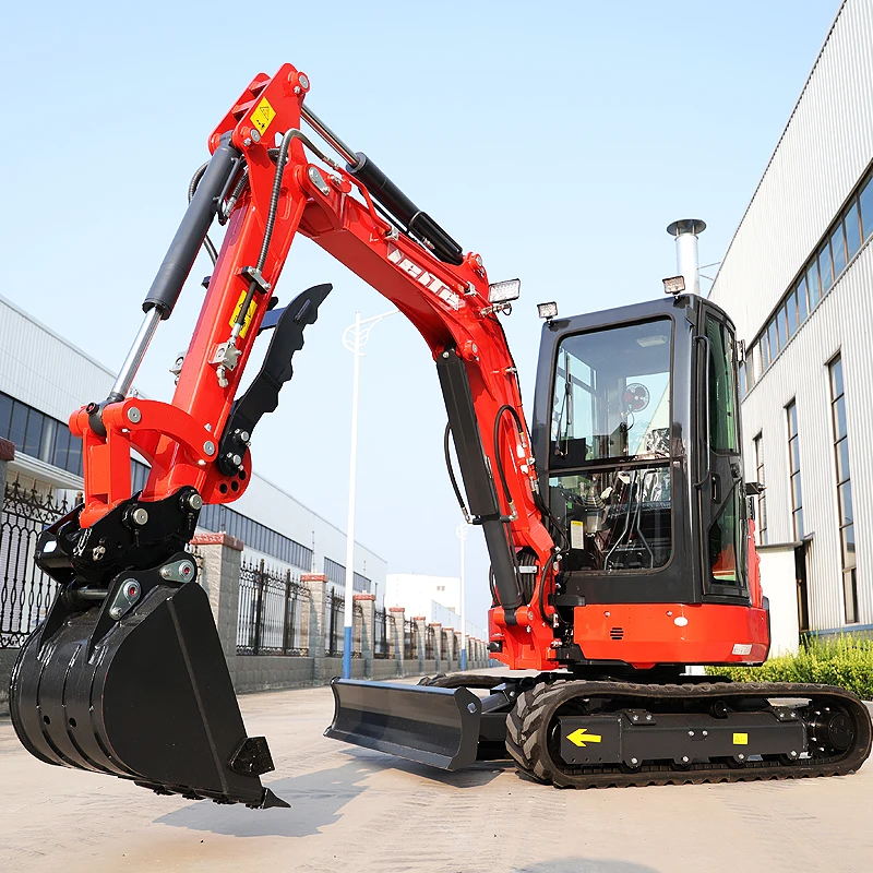 Digger Excavator Construction Equipment 2 Ton Chinese Mini Excavator  Euro 5 Hydraulic Digger 3.5 Ton Crawler customized