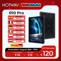 [Ship From Germany] HOTWAV R10 Pro Rugged Tablet 10.1'' HD+ Display 10800mAh Battery Android 14 8GB 256GB 13MP 4G Global Tablet