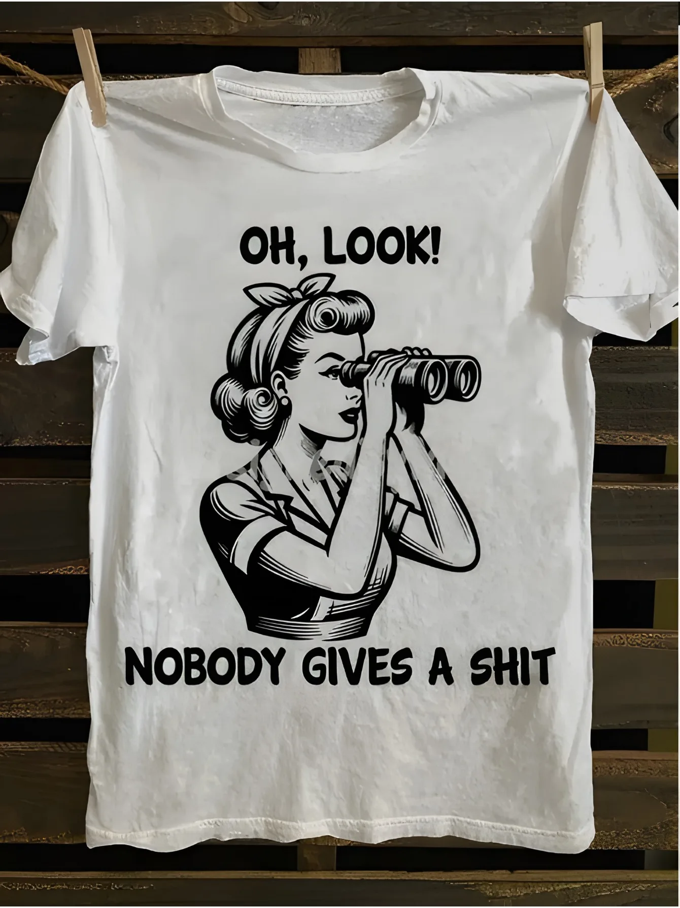 هدايا التخييم والعطلات تي شيرت بأكمام قصيرة لا أحد قادمًا أن أراك تي شيرت مطبوع ربيعي قابل للغسل في الغسالة #1