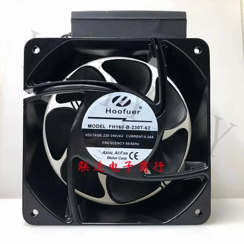 

Y+Hoofuer FH160-B-230T-62 16062 220V-240V 0.24A metal frame cooling fan
