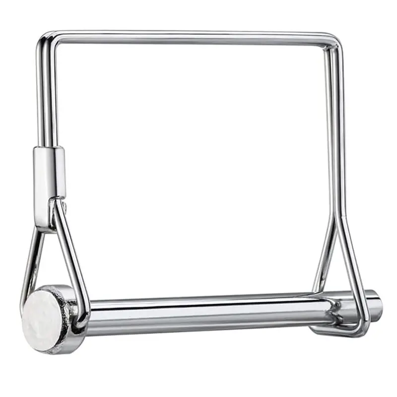 ~A61Z Trailer Coupler Pins 1/4" X 3-5/32", 10 Pack Zinc-Plated Steel For Secure Towing-For RV, Boat Lawn Mower,Tractor