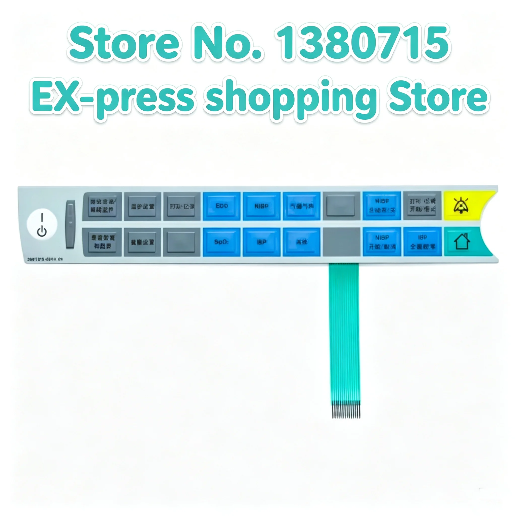 Replacement Membrane Keypad Panel Compatible With M1002328 B30 2039786 001B1 Unit