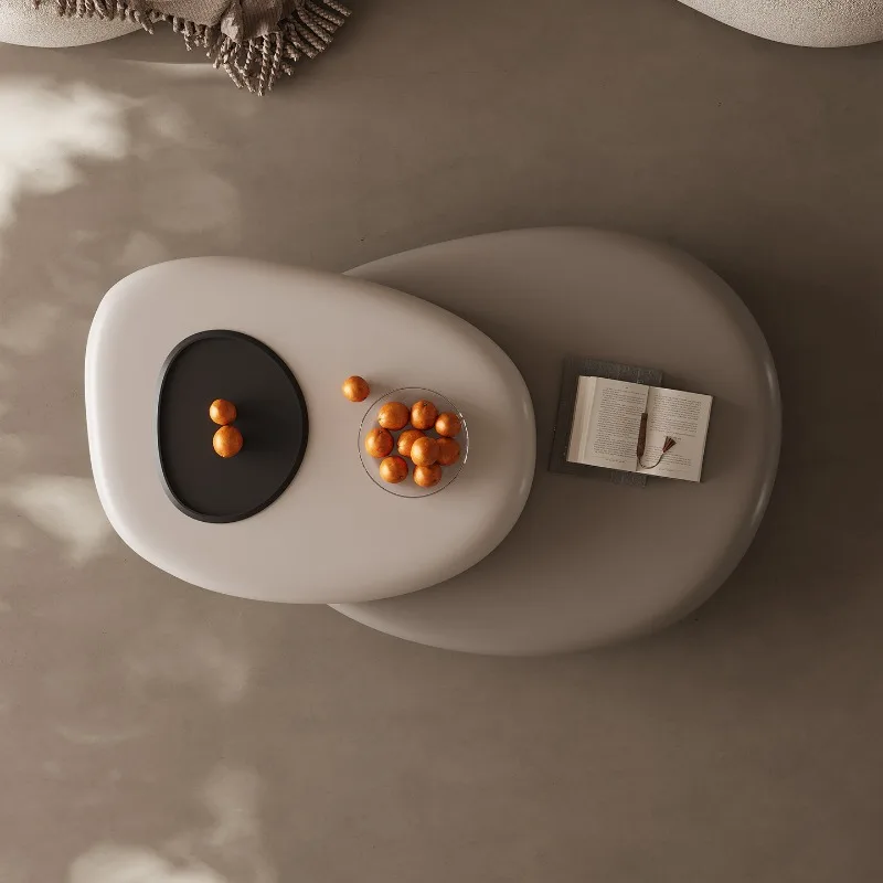 

-+Design Organizer Coffee Table Glam Minimalist Floor Simple Coffee Table Unique Aesthetic Tavolino Da Salotto Home Accessories