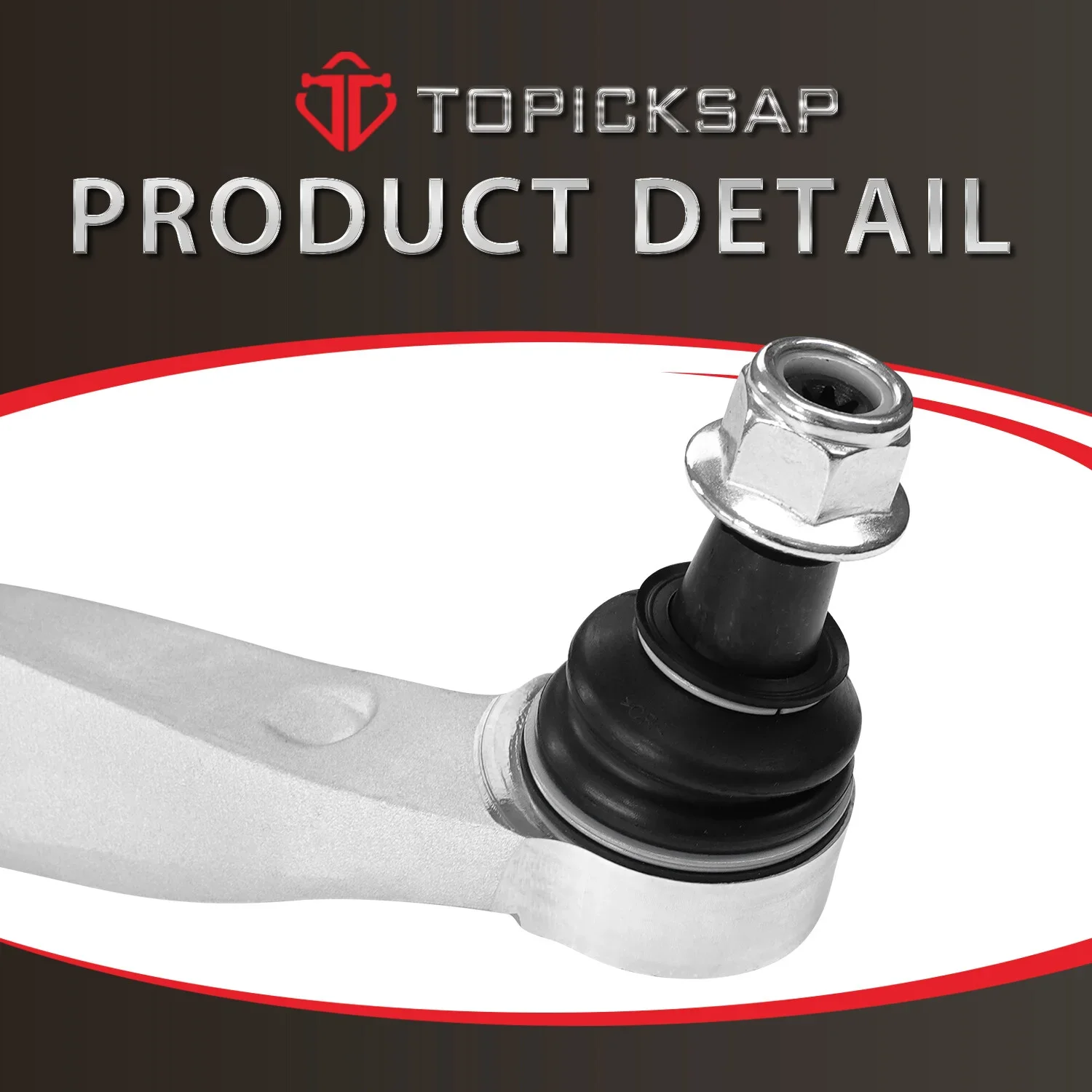 TOPICKSAP 12Pcs Front Lower Control Arm w/Ball Joint & Sway Bar Link for Audi A6 12-16 A7/RS7 Quattro 12-18