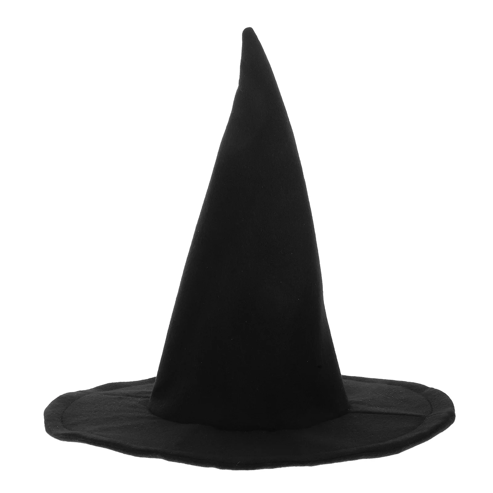 

Witch Hat Black Wide Brim Pointed Halloween Costume Headwear For Party Cosplay Decoration Lightweight Wizard Hat Accessory